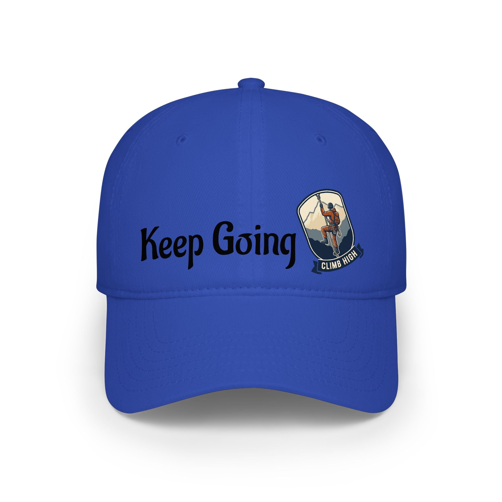 Keep Going Climber Patch Low Profile Baseball Cap