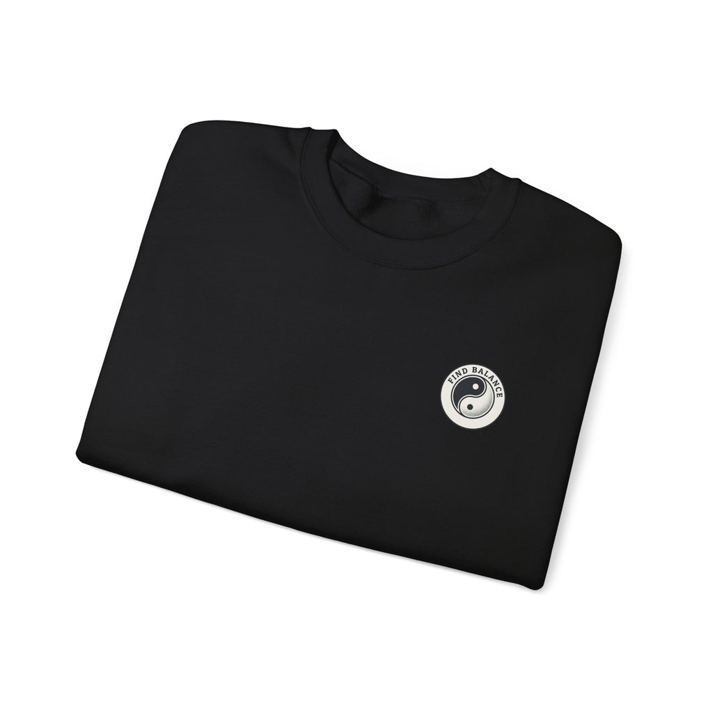 Wander Far Mountain Crewneck Sweatshirt — Adventure Graphic Pullover