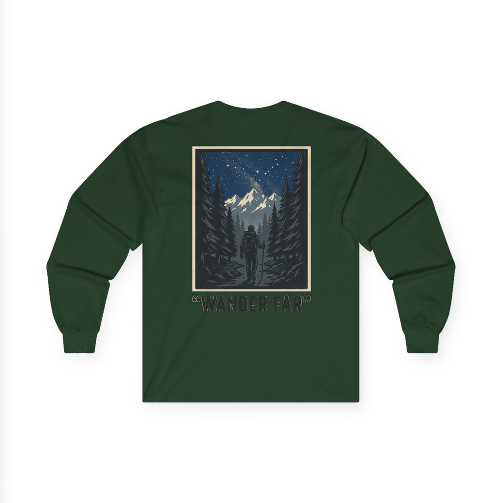 Wander Far Mountain Long Sleeve Tee