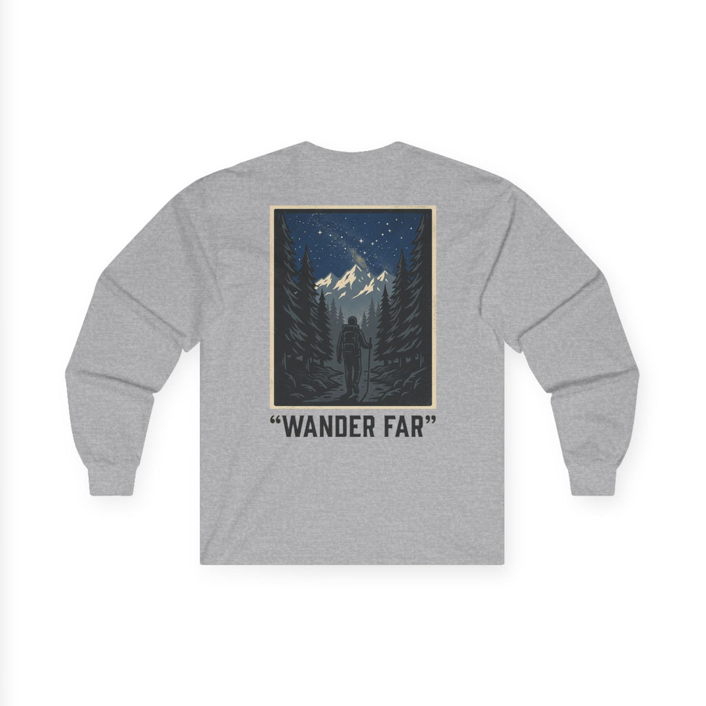Wander Far Mountain Long Sleeve Tee