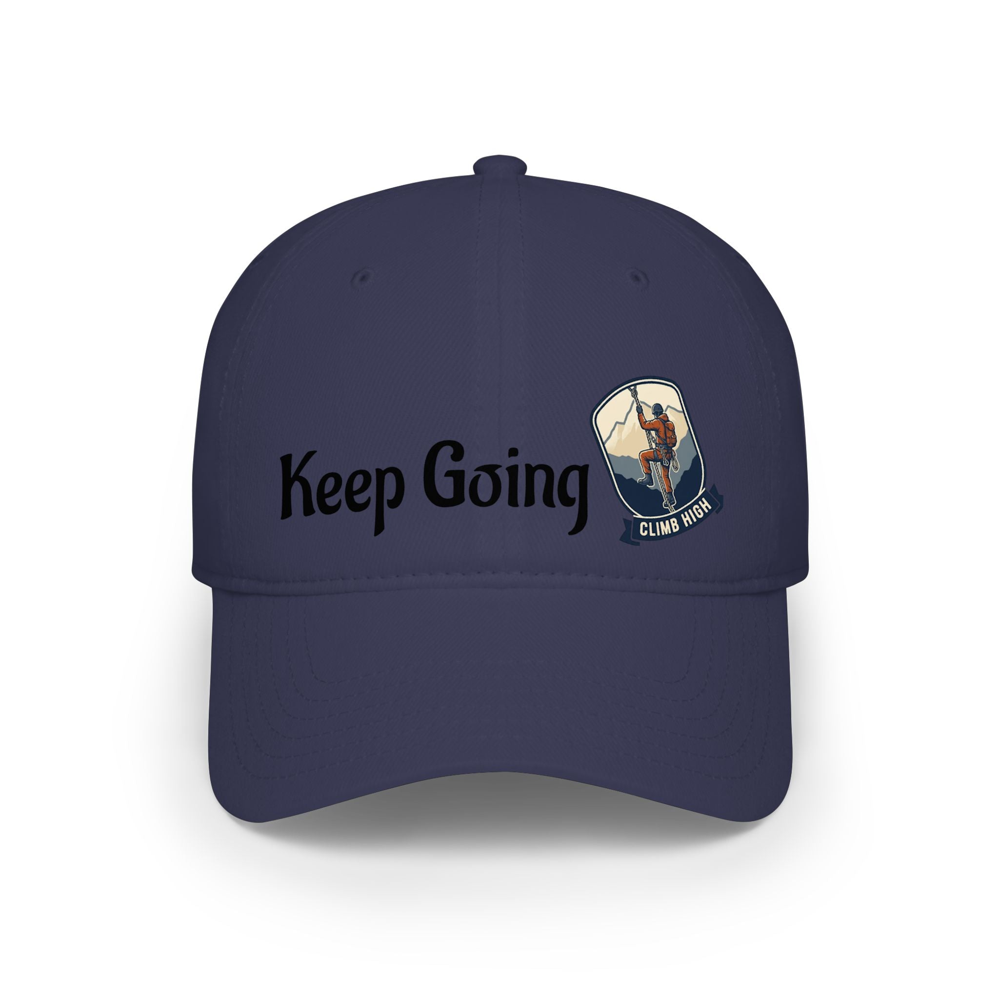Keep Going Climber Patch Low Profile Baseball Cap