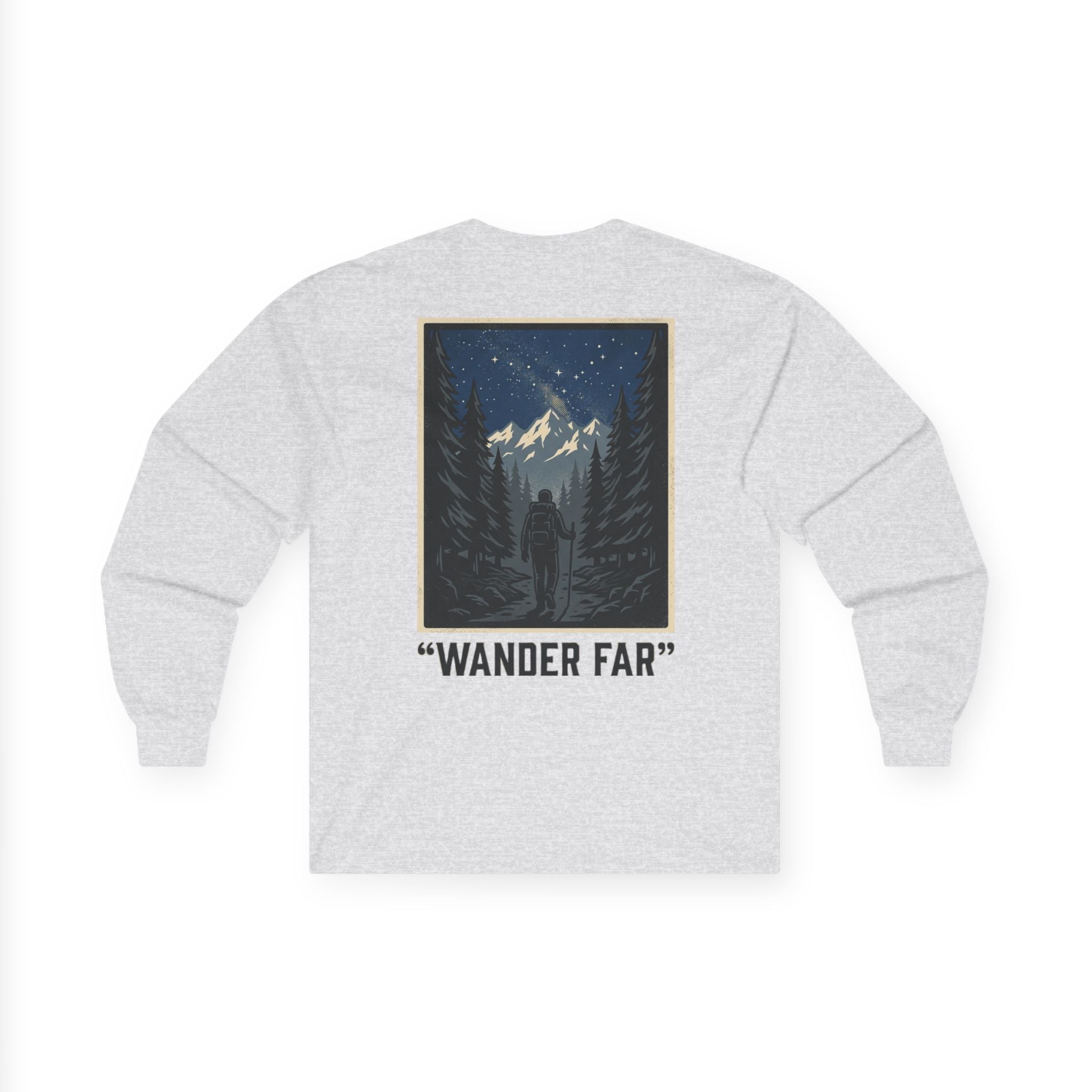 Wander Far Mountain Long Sleeve Tee
