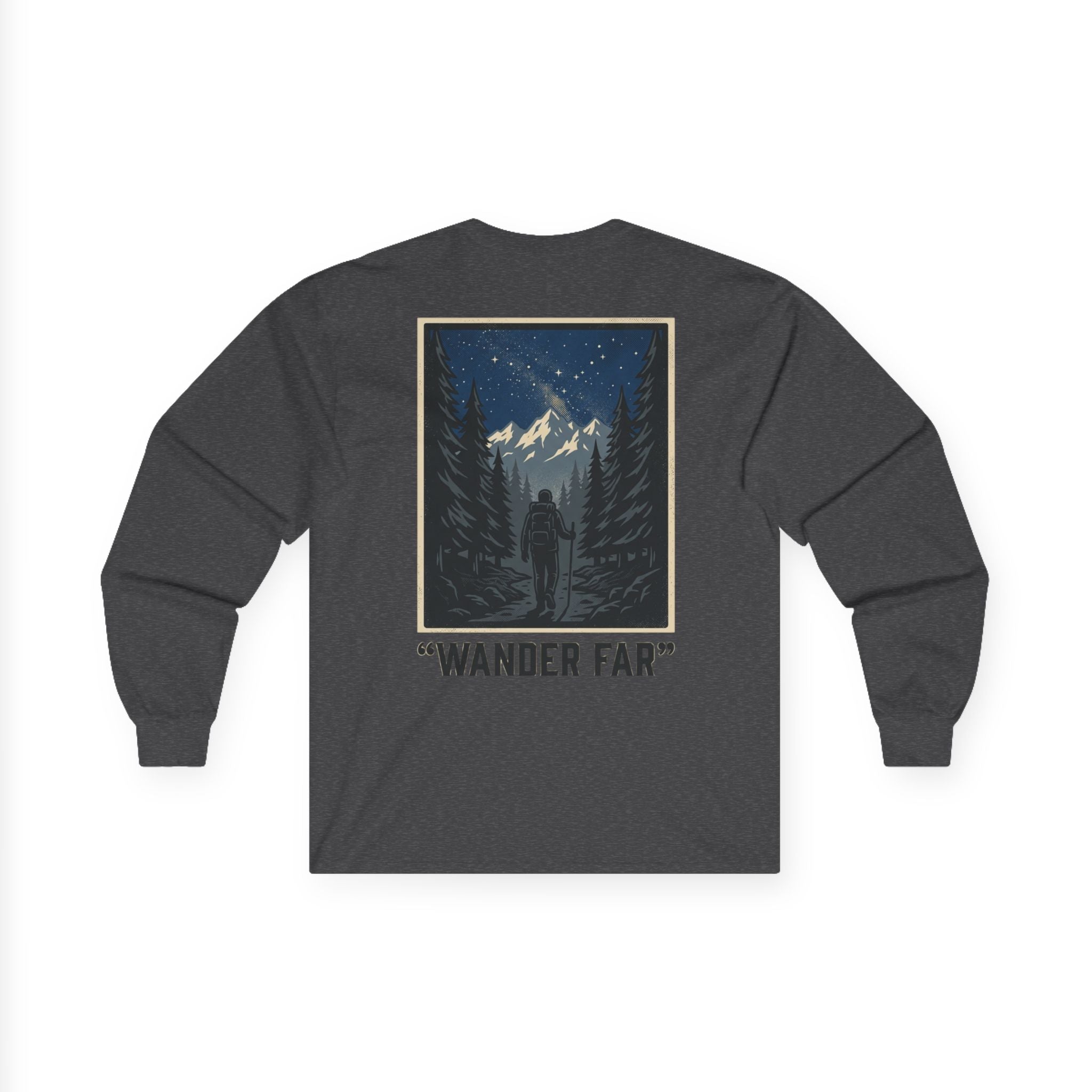 Wander Far Mountain Long Sleeve Tee