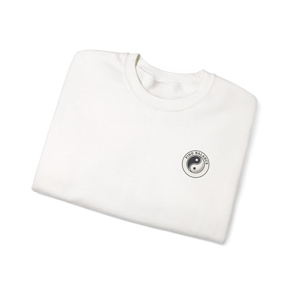 Wander Far Mountain Crewneck Sweatshirt — Adventure Graphic Pullover