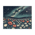 Floral Night Sky Puzzle — Starry Meadow Jigsaw (110–1014 pcs)