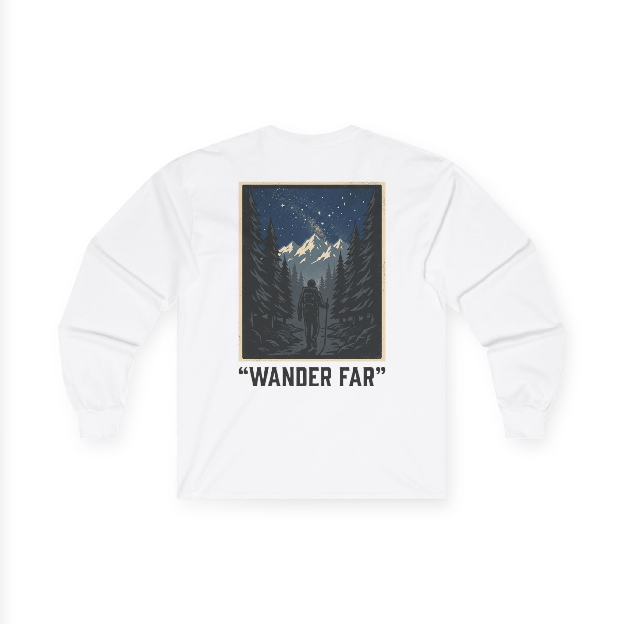 Wander Far Mountain Long Sleeve Tee