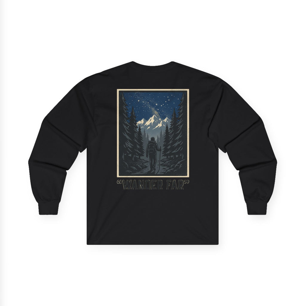Wander Far Mountain Long Sleeve Tee