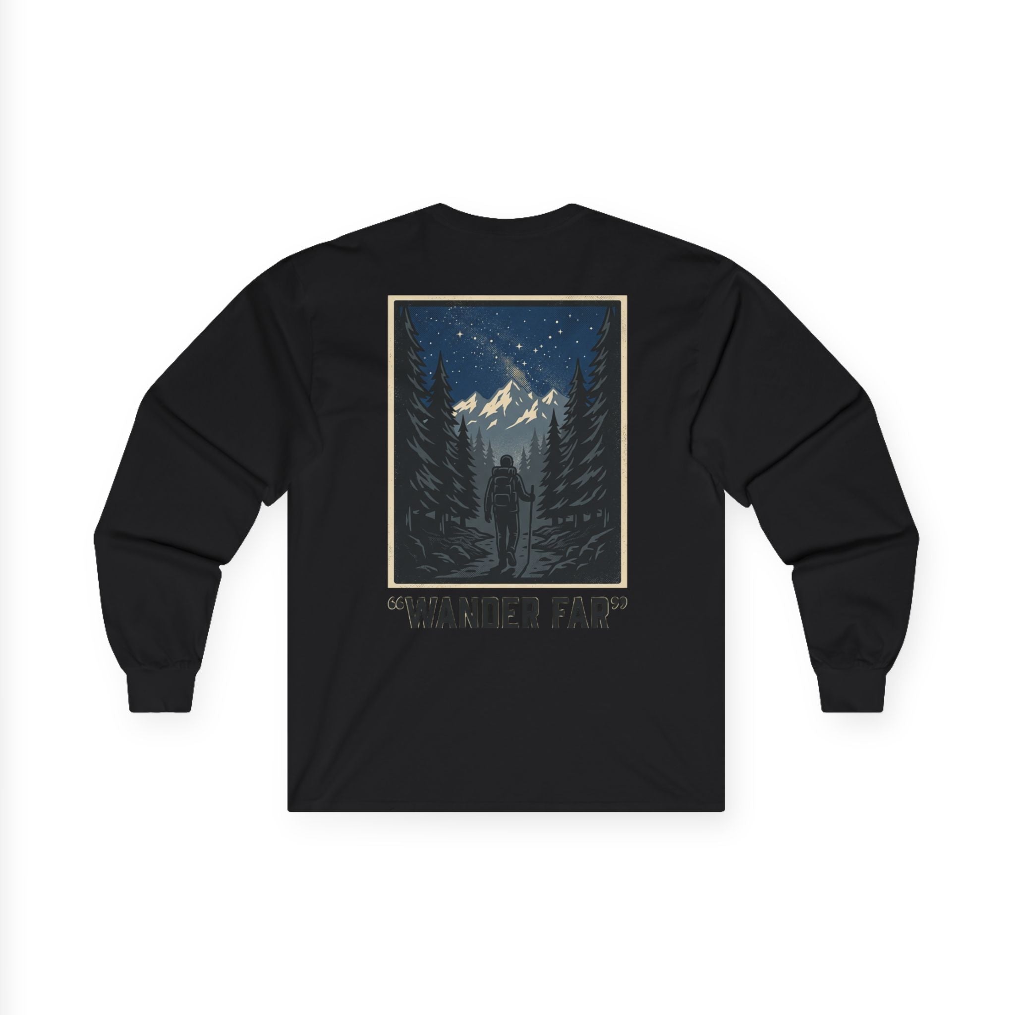 Wander Far Mountain Long Sleeve Tee