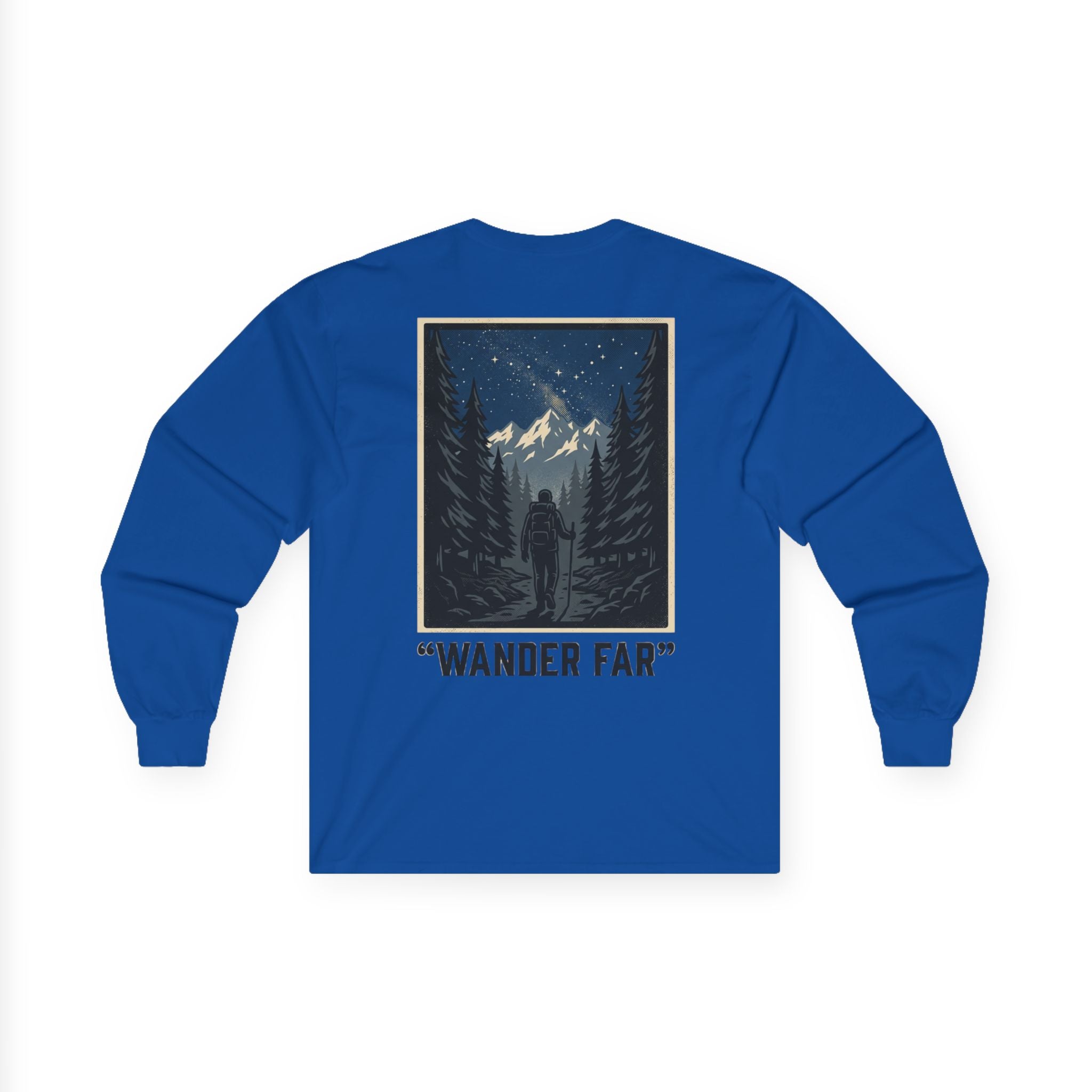 Wander Far Mountain Long Sleeve Tee